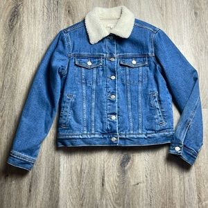 PacSun Sherpa Lined Jean Jacket Size XS